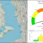 The AirNow app lets you see the smoke coming and provides info on when it might ease off (Courtesy Photo).