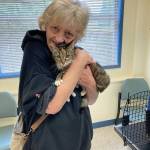 Darla DeNatale was reunited with her cat, Molly, on Saturday, Aug. 5 (Courtesy Photo).