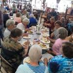 Grannys Attic volunteers and staff enjoyed a feast from Casa Bonita and Vashon Bakers inside the thrift store (Courtesy Photo).