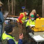 This CERT group has set up a hub for volunteer coordination and deployment at a search and rescue training exercise, working with Ham Radio experts who handle communications during an incident of this kind (Courtesy Photo).