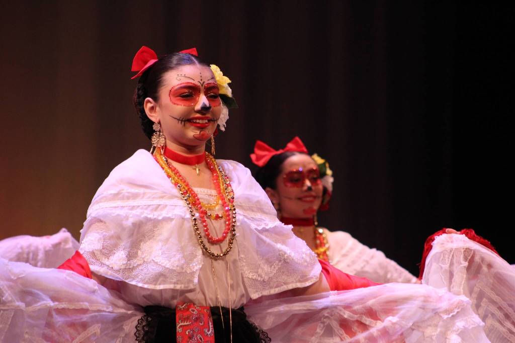In these photos, performers entertain the audience Nov. 5 at Vashon Center for the Arts. Alex Bruell photos