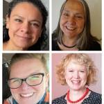 (Top, left to right) Lucia Armenta, Martha Woodard, (bottom) Kaycie Alanis and Juniper Rogneby have been elected to serve on Vashons school board (Courtesy Photos).