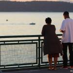 Ferry passengers take a ride from Tahlequah to Pt. Defiance last September (Alex Bruell Photo).