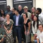 Lisa Peretti (far left) with the cast who performed her musical, Winghaven Park, at a private industry reading in New York City (Courtesy Photo).