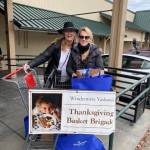 (Left) Denise Katz and Kim Kish, of Windermere, outside of Vashon Thriftway (Courtesy Photo).