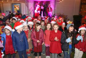 A choir of third graders sang for the crowd during WinterFest. Jim Diers photo