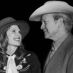 Jennifer Potter and John Whalen, as Audrey and Hank Williams in Vashon Reps upcoming production of Still in Love With You (Michelle Bates Photo).
