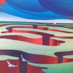 Ariadne in the Desert by Katie Paroczi (Tapestry Artists of Puget Sound), will be on view throughout March at VCA (Courtesy Photo).