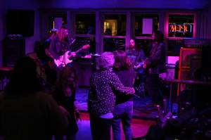 Traditional Rock n rollers Stray Rails perform at Sportys. Photo by Alex Bruell.