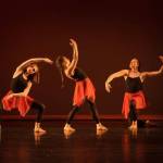Vashon Center for Dance students Mia Kuzma, Ruby Joyce and Roslyn Bellscheidt in a past Original Works performance (Andy Dunnicliff Photo).