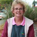 Lee Ockinga-Kopines, out and about on Vashon, where she loved to be (Courtesy Photo).