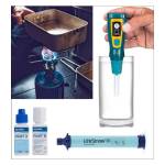 Courtesy photo
This image shows four of the most common and easily available ways to purify water. Clockwise from the top left: boiling, exposure to ultraviolet light (UV), filtering, and chlorinating. Many people on Vashon may already be familiar with these methods from camping trips, and thus have the means to purify water stored with their sleeping bags and tens.