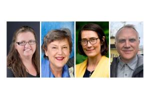 Heidi Jackson, Executive Director, The DOVE Project. Maria Glanz, Executive Director, Vashon Senior Center. Jeni Johnson, Executive Director, Vashon Youth & Family Services. And Jason Johnson, Executive Director, Vashon HouseHold.