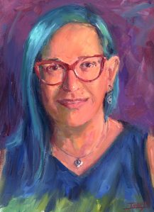 Katt 12x9, oil on board.