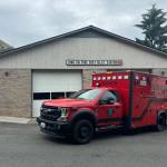 VIFR Photo
One of the fire districts new twin ambulances, at Station 56, in Burton.