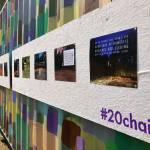 The 20 Chairs public art installation was created by West McLean and his longtime collaborator, Jessica DeWire. (West McLean photo)