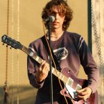 The tunes kept coming at the Vashon Theatre backlot, where a young band played songs including a cover of The Beatles Dont Let Me Down. (Alex Bruell photo)
