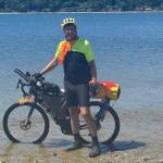 Mark McKallor is back home on Vashon after his cross-country ride. (Nancy McKallor photo)