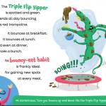 Each page from Rhymes and Ditties for Adventurous Kiddies introduces young readers to exuberant characters. (Courtesy photo)