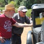 Dale Knowles 1930 Ford Model A drew a steady stream of admirers. (Tom Hughes photo)