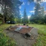 The newly-finished memory garden at the Vashon Havurah is a place to reflect. (Photo courtesy Amy Greenberg)