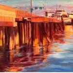 Sticks, by Pam Ingalls, is one of several paintings of Vashon included in her show at The Russian Museum of Art. (Courtesy photo)