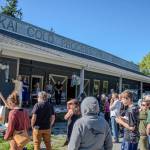 A large crowd gathered Sept. 18 at the Mukai Farm & Garden barreling plant to celebrate the transfer of the property to the Friends of Mukai. (Alex Bruell photo)