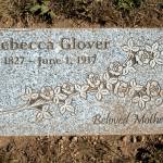 Rebecca Glovers gravestone is now on display at Vashon Cemetery. Born into slavery, she lived through the tumult of the Civil War and came to live on Vashon Island. (Alex Bruell photo)