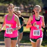Co-captains Cece Guenther and Emily Harrington, at Fort Steilacoom. (John Decker photo)