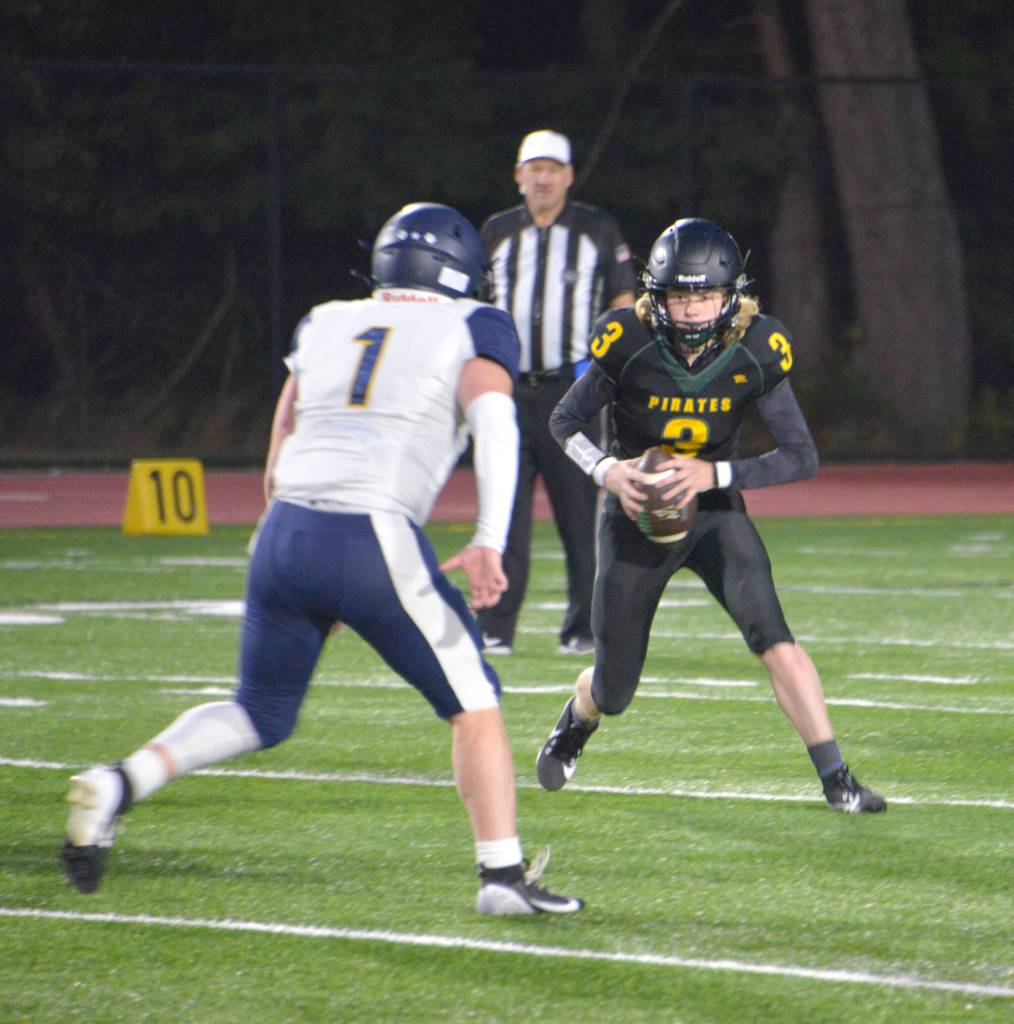 Vashon played Sound Christian Academy at home on Friday, September 27. (Chip Van Gilder photo)