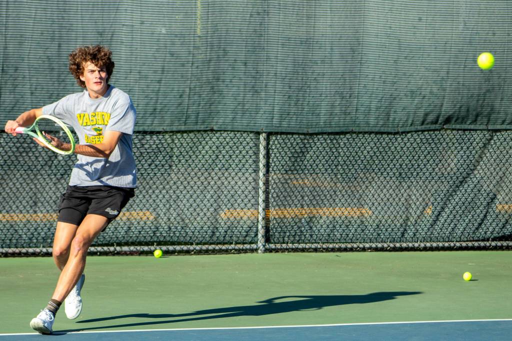 Tennis captain Charlie Walker (Alex Bruell photo)