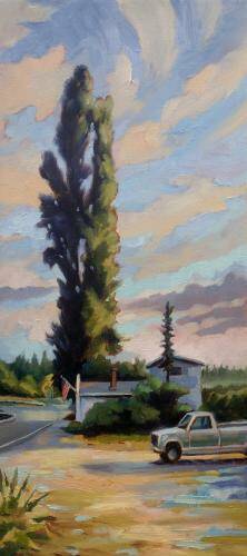 Burton Poplar, an oil painting by Steffon Moody. (Courtesy photo)