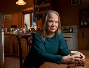Kat Eggleston, Songwriter, Musician, Playwright, Author, Actor, Artist. Photographed at her home on Vashon Island, WA, USA. 10/7/21.