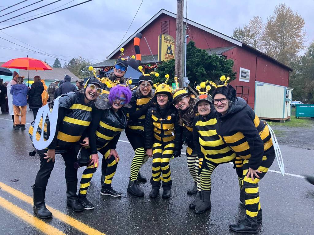 Bee kind to pollinators was the message of this group of eco-conscious friends.