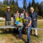 Courtesy photo
Back row, from left to right: Nicky Wilkes, Journeymen One Village, John Bean, Community Outreach Chair, Church of the Holy Spirit, Dustin Laundry, Vashon Boards, Judith Neary, Rjs Kids. In front: Reverend Meredith Harmon, Rector, Church of the Holy Spirit.