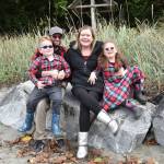 New school board member Jessica Adams, with her family. (Courtesy photo)