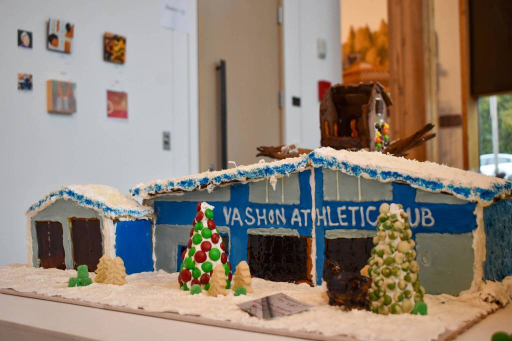 Swimming at the VAC by Claire Magruder and Eleanor and Ainsley Batey. (Mari Kanagy photo)