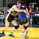 Jacob Lawrence wrestles at the Mat Classic. (Tony Puz photo)