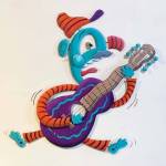 Guitar Man, by Bill Jarcho, is on view in VALISE Gallerys 16th anniversary group exhibition. (Courtesy photo)