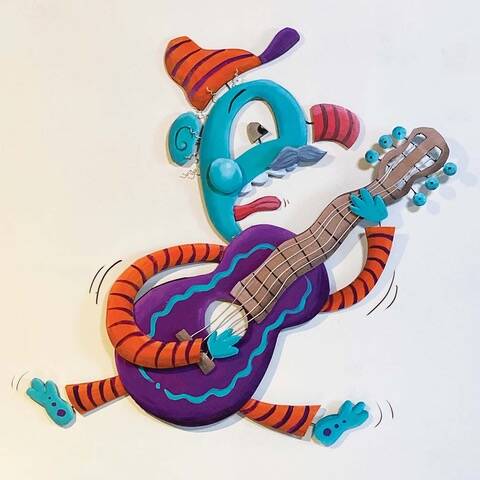 Guitar Man, by Bill Jarcho, is on view in VALISE Gallerys 16th anniversary group exhibition. (Courtesy photo)