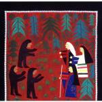 A Haida ceremonial robe made by Hazel Wilson is among the artworks and artifacts that will be included in Hidden Treasures: Highlights from Vashon Heritage Museums Collection. (Terry Donnelly photo)