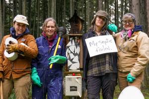 Courtesy photo
The Vashon Septic Sisters, from left to right: Anne Atwell, Stephanie Begley, Jane Slade and Dione Mazzolini.