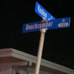 What a find! This photo, snapped in Morro, California  located on the coast between the Bay Area and Los Angeles  by islander Madeline Yarkin while on a triathlon training ride, shows the intersection of Beachcomber Drive and Vashon Street.