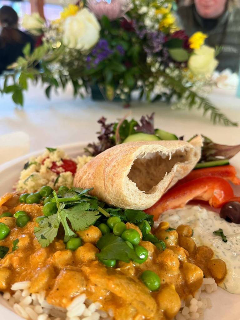Diners at the Family Feast were treated to meals baked from scratch by the schools food services team. (Courtesy photo)