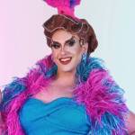 Courtesy photo
Hostess and chanteuse Louvel returns this year to host the Vashon Senior Center’s Rainbow BLINGO Spring Fling.