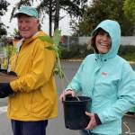 Plant Sale shoppers enjoy the Garden Club event at a previous plant sale. (Courtesy photo)