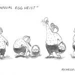 Egg hunts are an Easter tradition, including on Vashon, which saw a mob of kids take Ober Park last weekend at the Park District's annual event to carefully capture the many hundreds of plastic eggs left for them. But there's another kind of creature on Vashon well-known for its ingenuity and dexterity when it comes to finding eggs and other snacks: the common North American raccoon. Securing waste containers and chicken coops is a good way to send these crafty omnivores looking elsewhere for dinner.