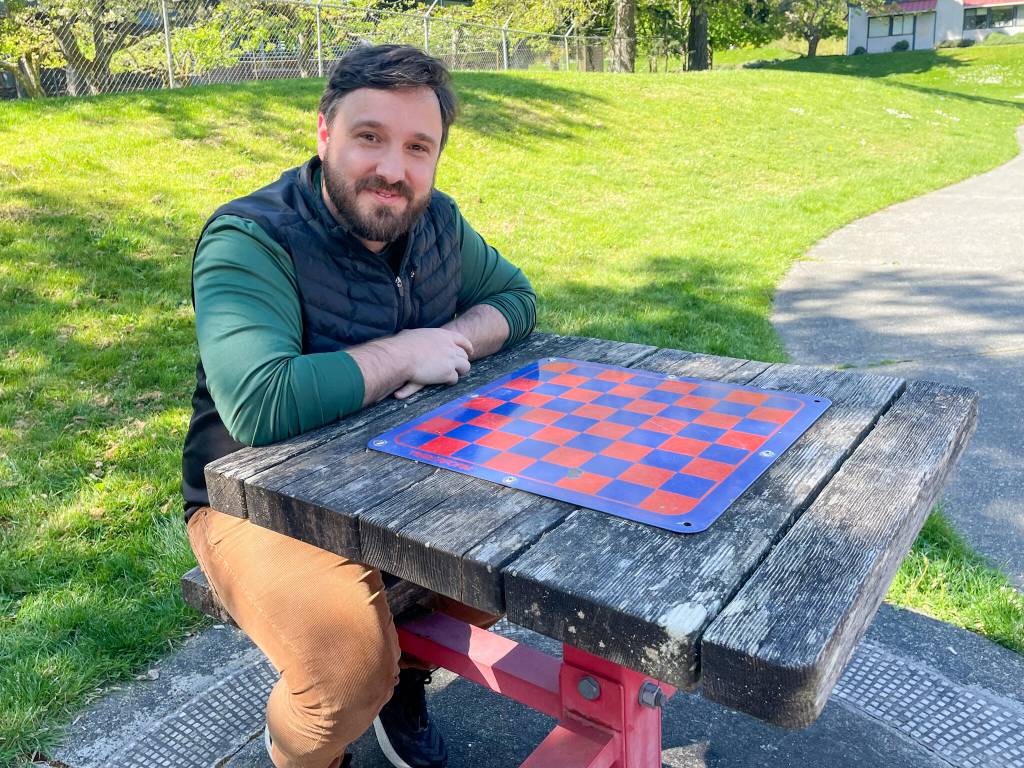 Tim Stapleton is pictured at Ober Park. (Mari Kanagy photo)