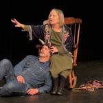 Kat Eggleston and Kenny Alton perform in I Cant Go Home by Jennifer Dice. (Steven Sterne photo)