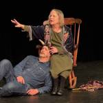 Kat Eggleston and Kenny Alton perform in I Cant Go Home by Jennifer Dice. (Steven Sterne photo)